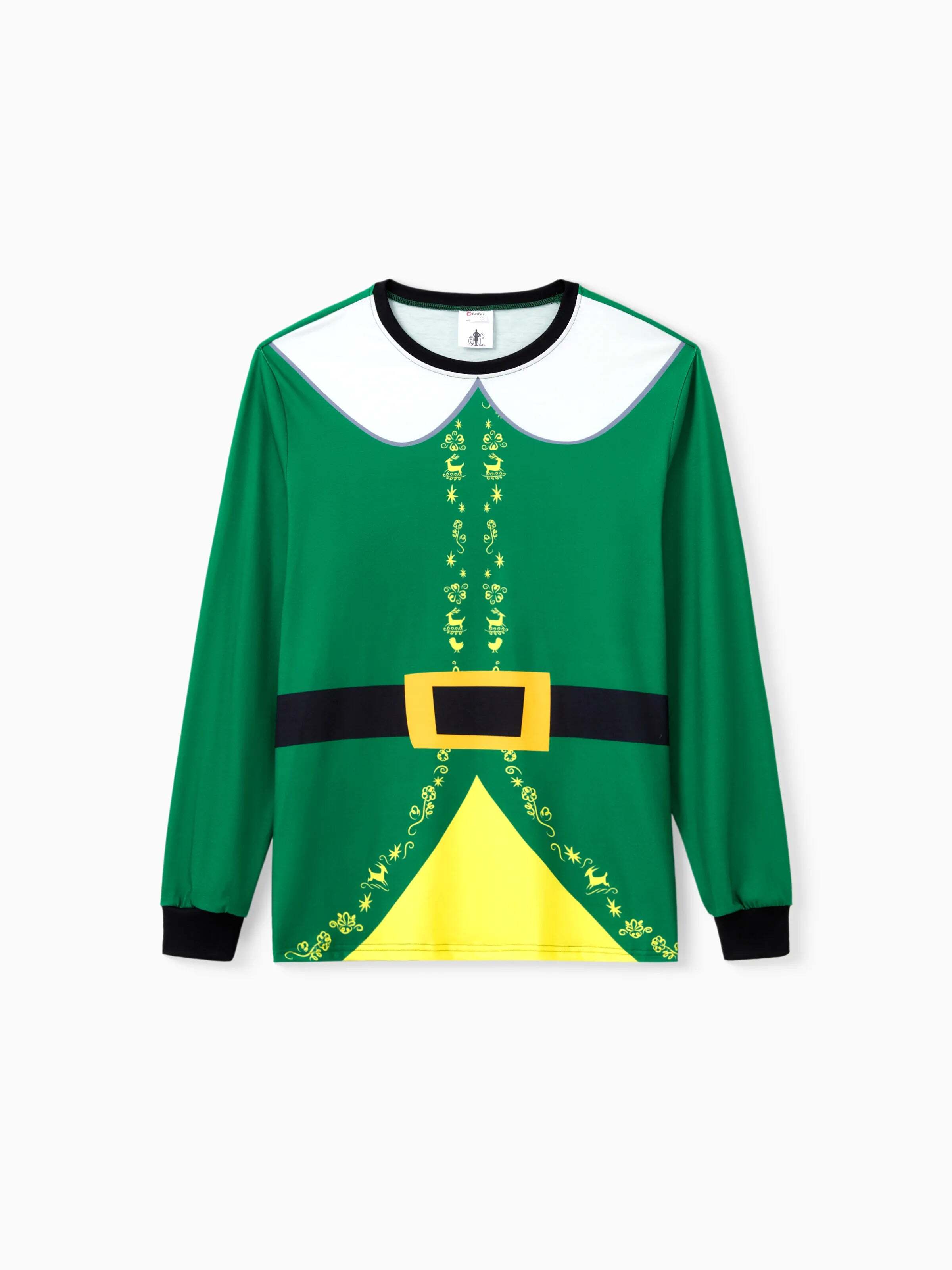 Christmas Family Matching Belt and Collar Pajamas Sets with Christmas Socks