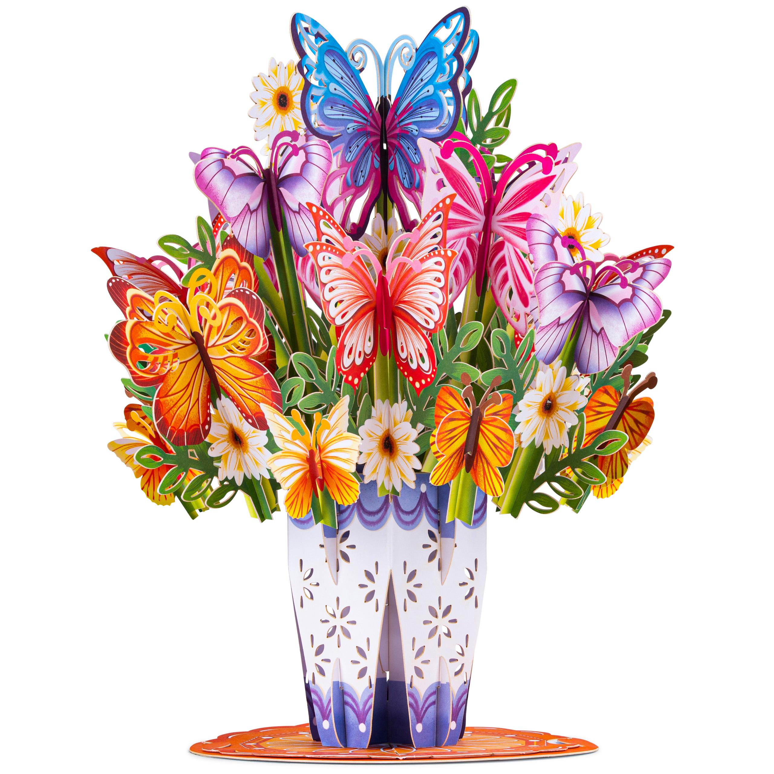 Paper Love HugePop Tulip Flower Pop Up Card for Mother's Day Birthdays & Valentine's Day