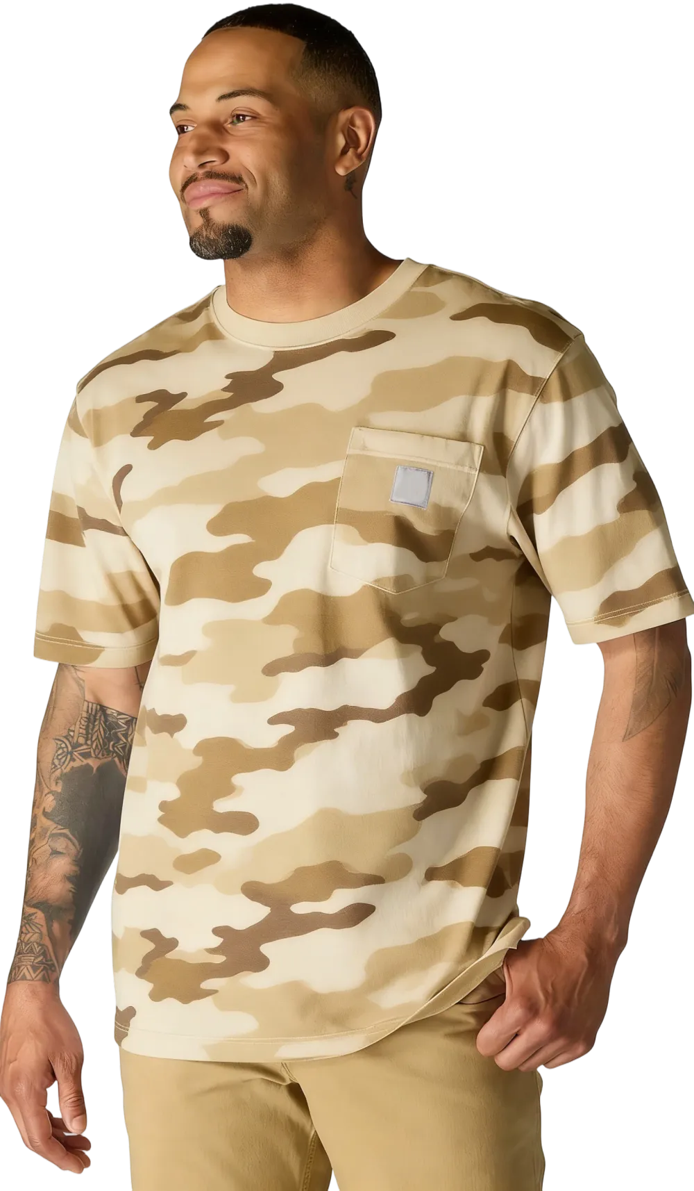 Men's Multi-Color Camo Short Sleeve Tee | Casual Everyday Style