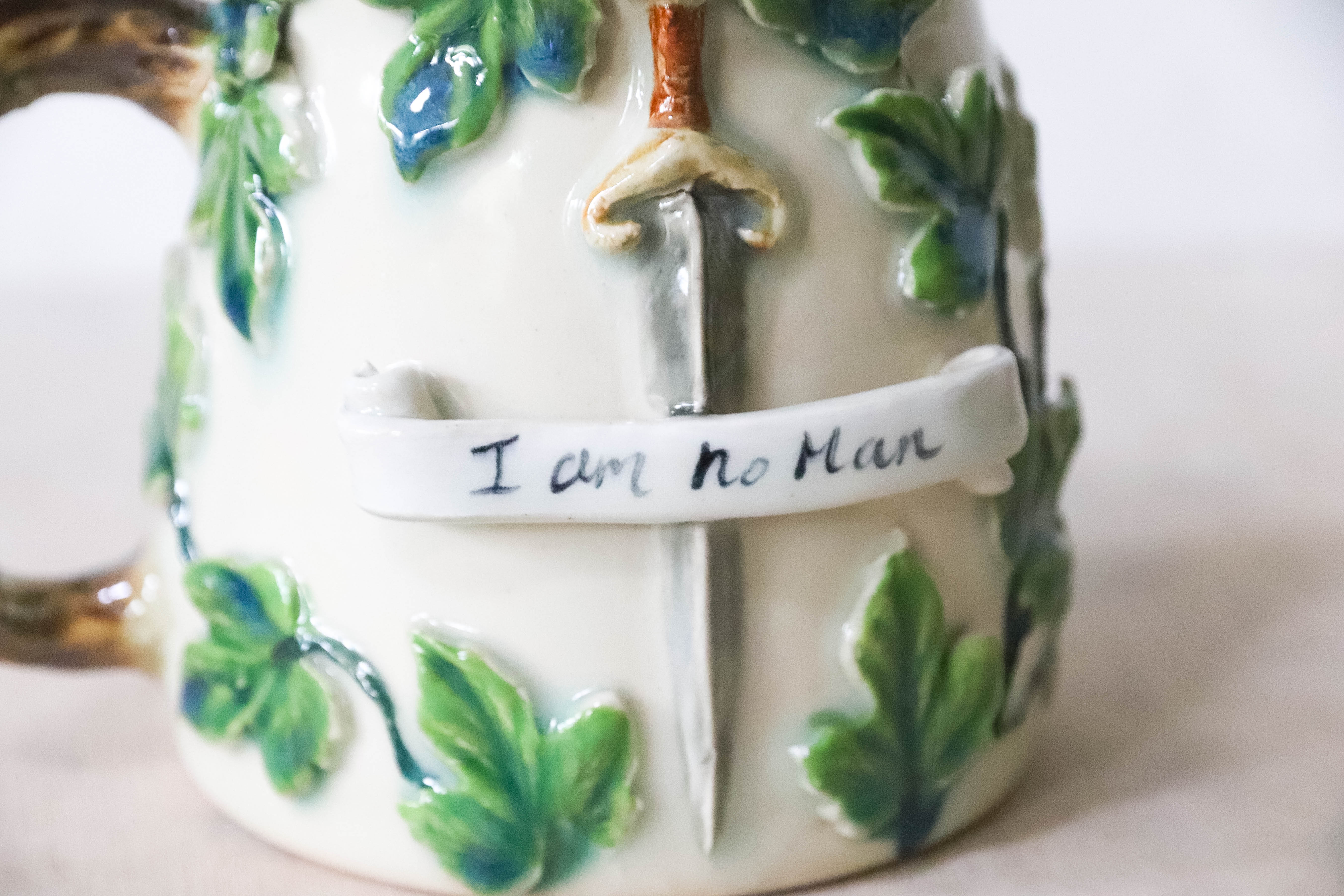 I am No Man Stoneware Mug