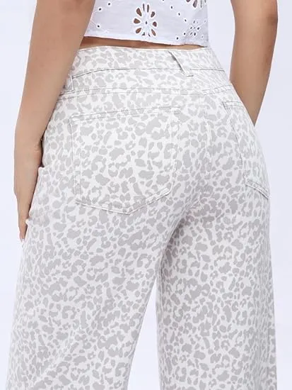 Mid-low Rise Baggy Jeans