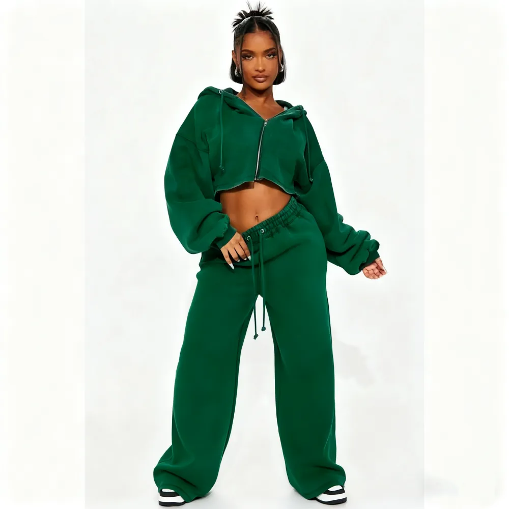 On The Go Fleece Pant Set