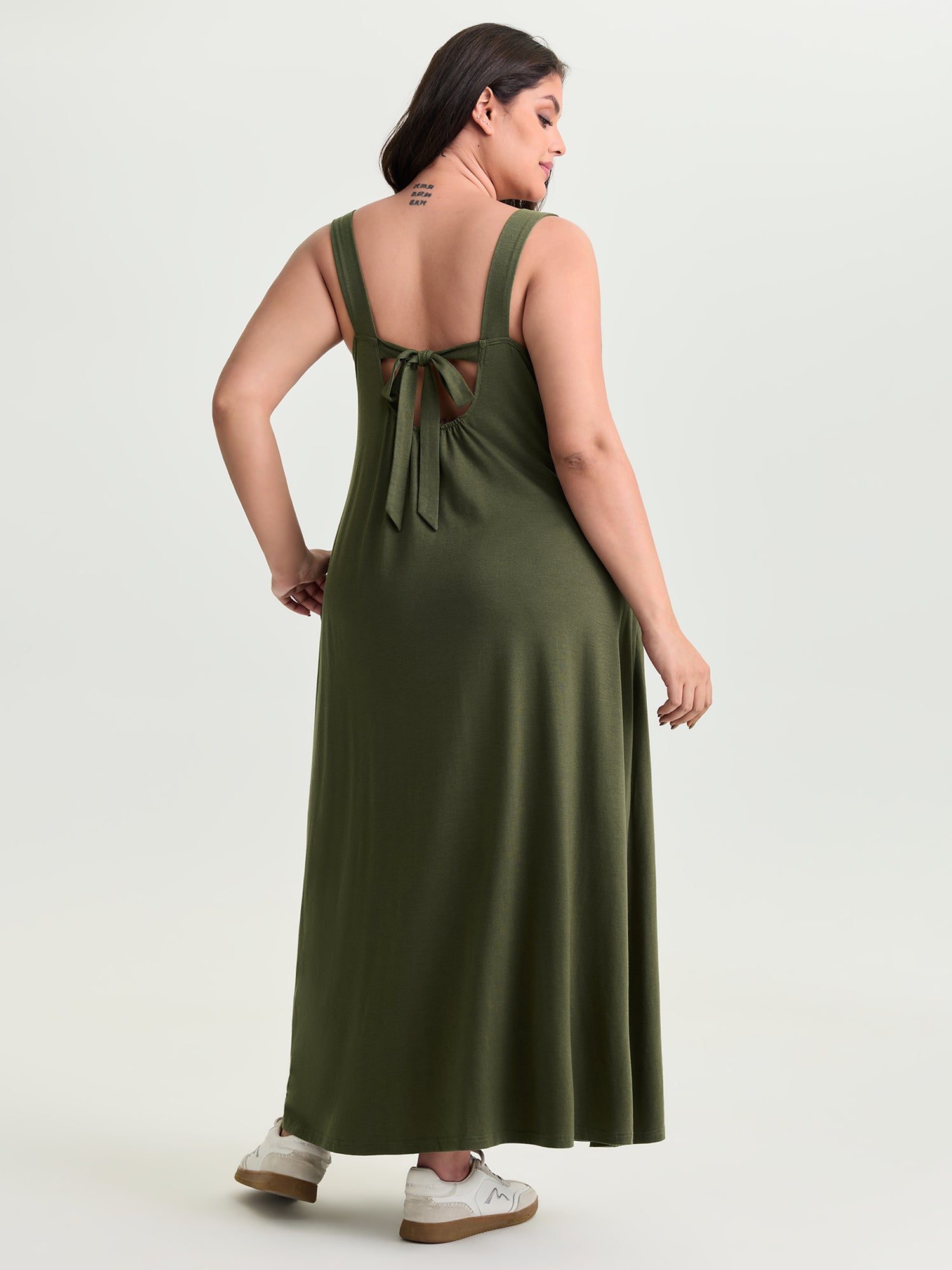 Supersoft Wide-Strap Relaxed-Fit Maxi Dress