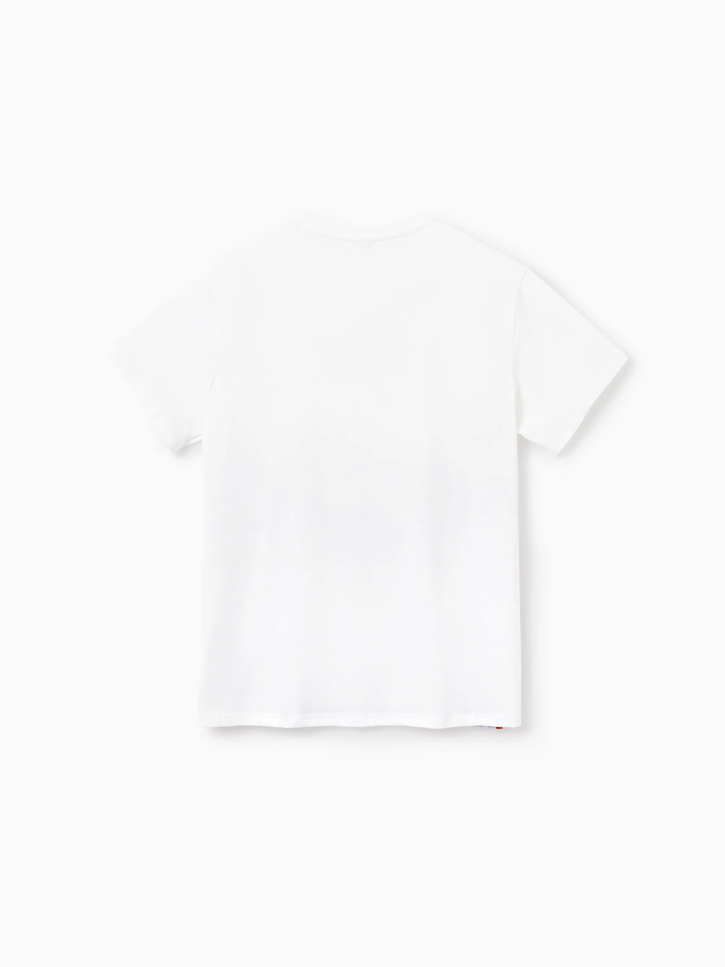 Family Matching Vacation Set Tropical Pineapple Coconut Tree Print Short-sleeve T-shirt or Hollow out Strap Dress for Summer Vacation  White