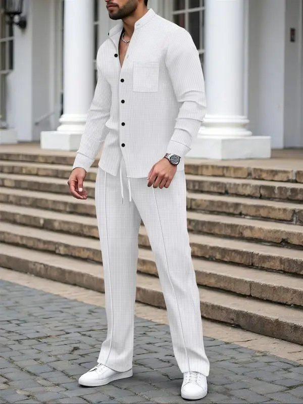 Men's new spring and autumn suit set