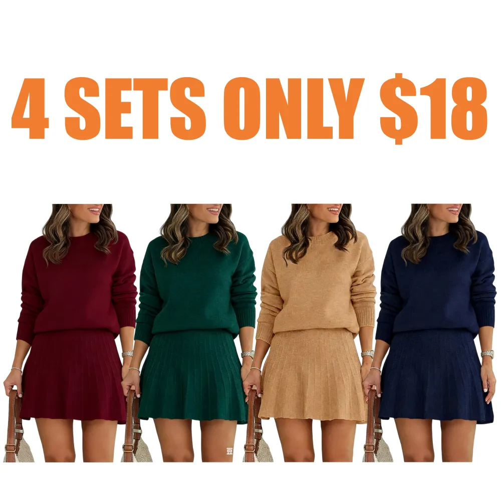 Womens 2 Piece Skirt Sets