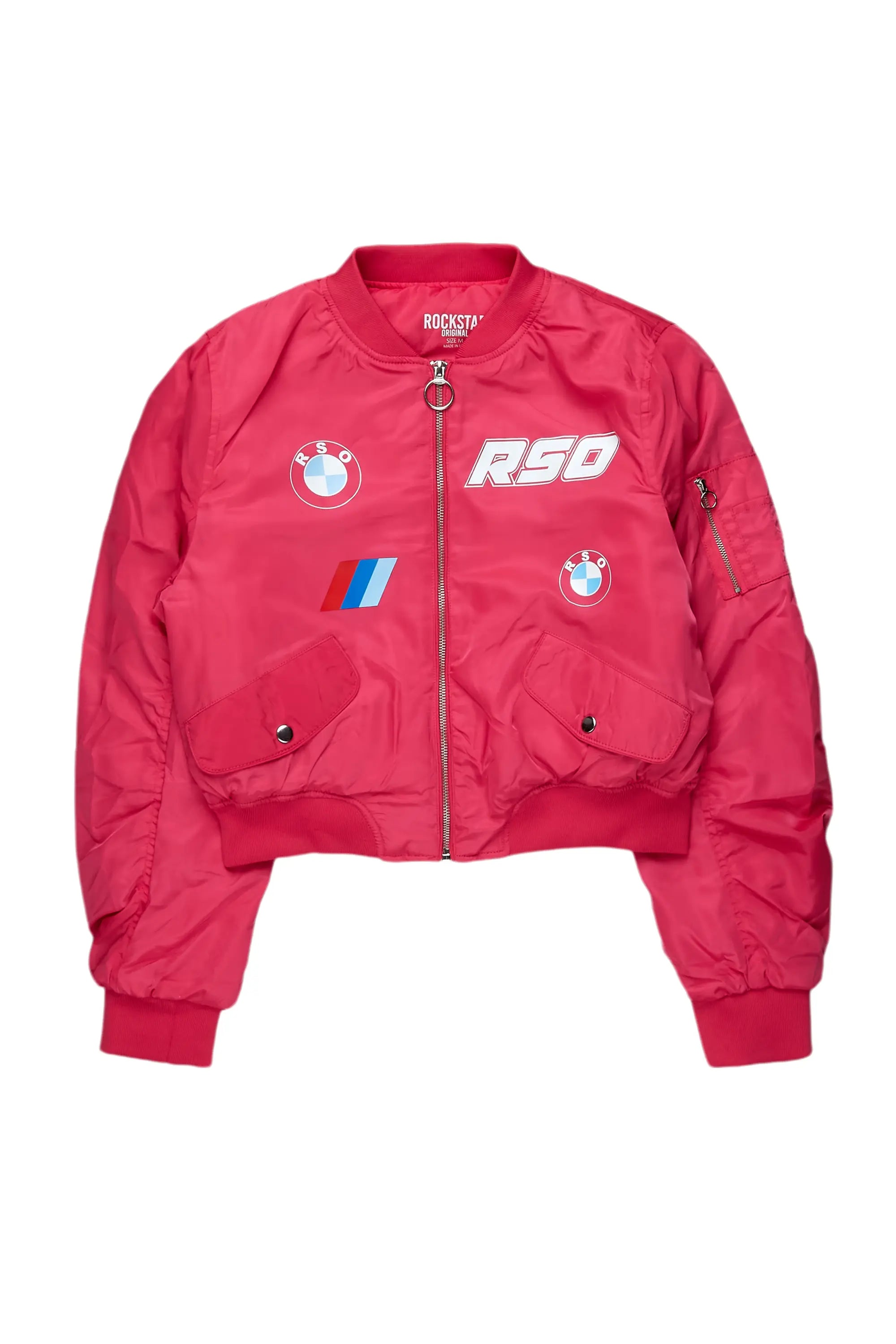 Dontheria Hot Pink Bomber Jacket