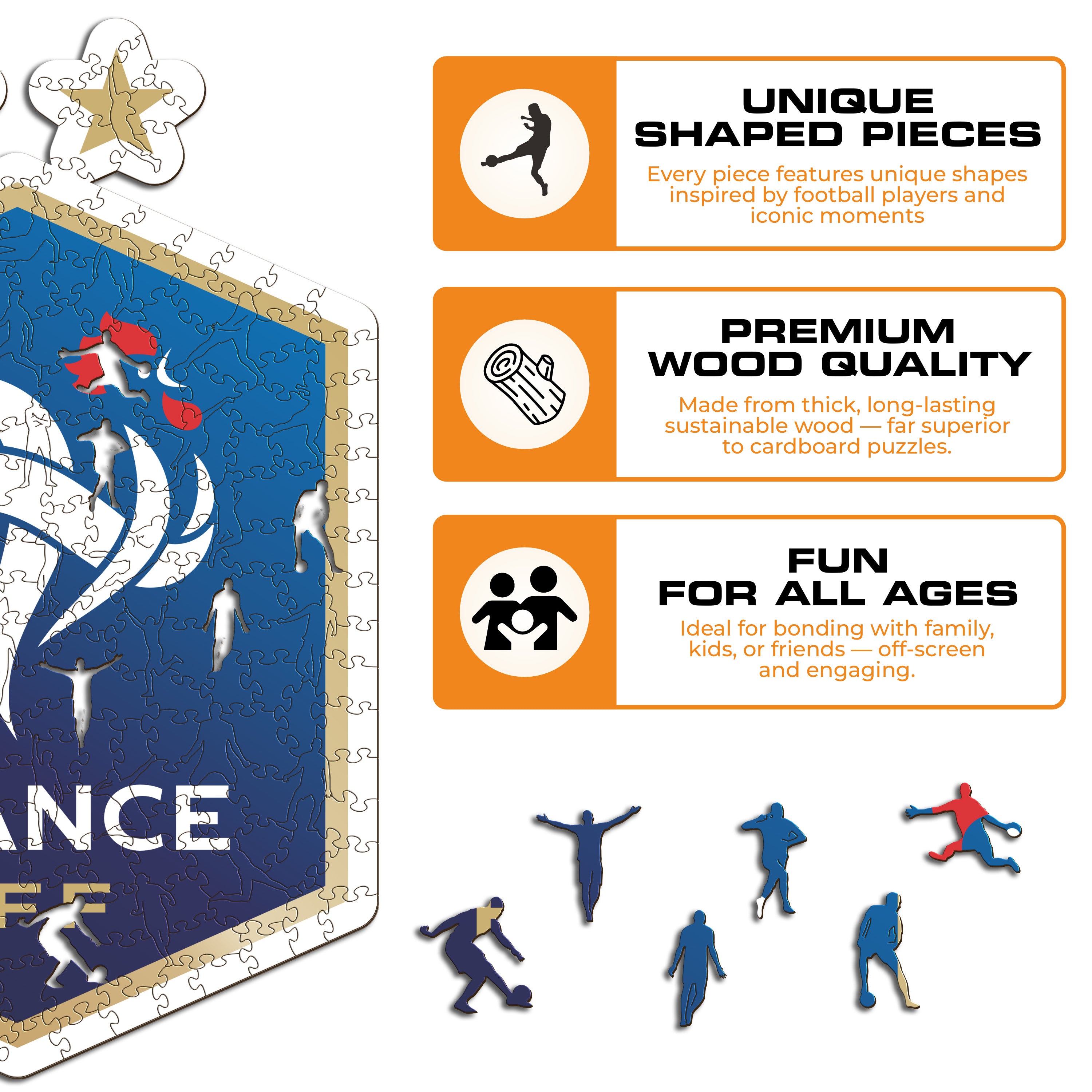 France® Logo - Wooden Puzzle