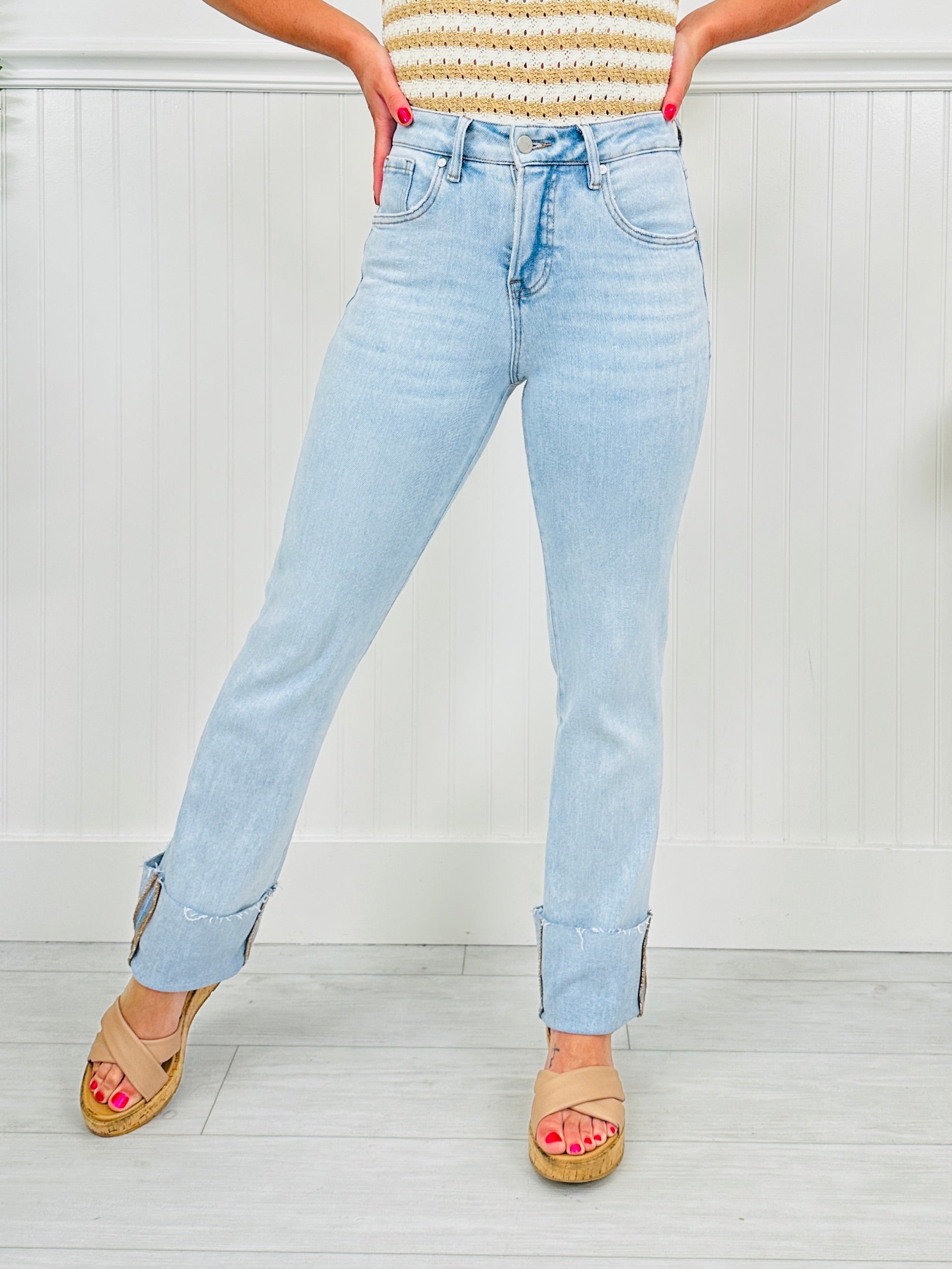 MOCO Exclusive Not Your Mother's Tummy Control Mom Jeans