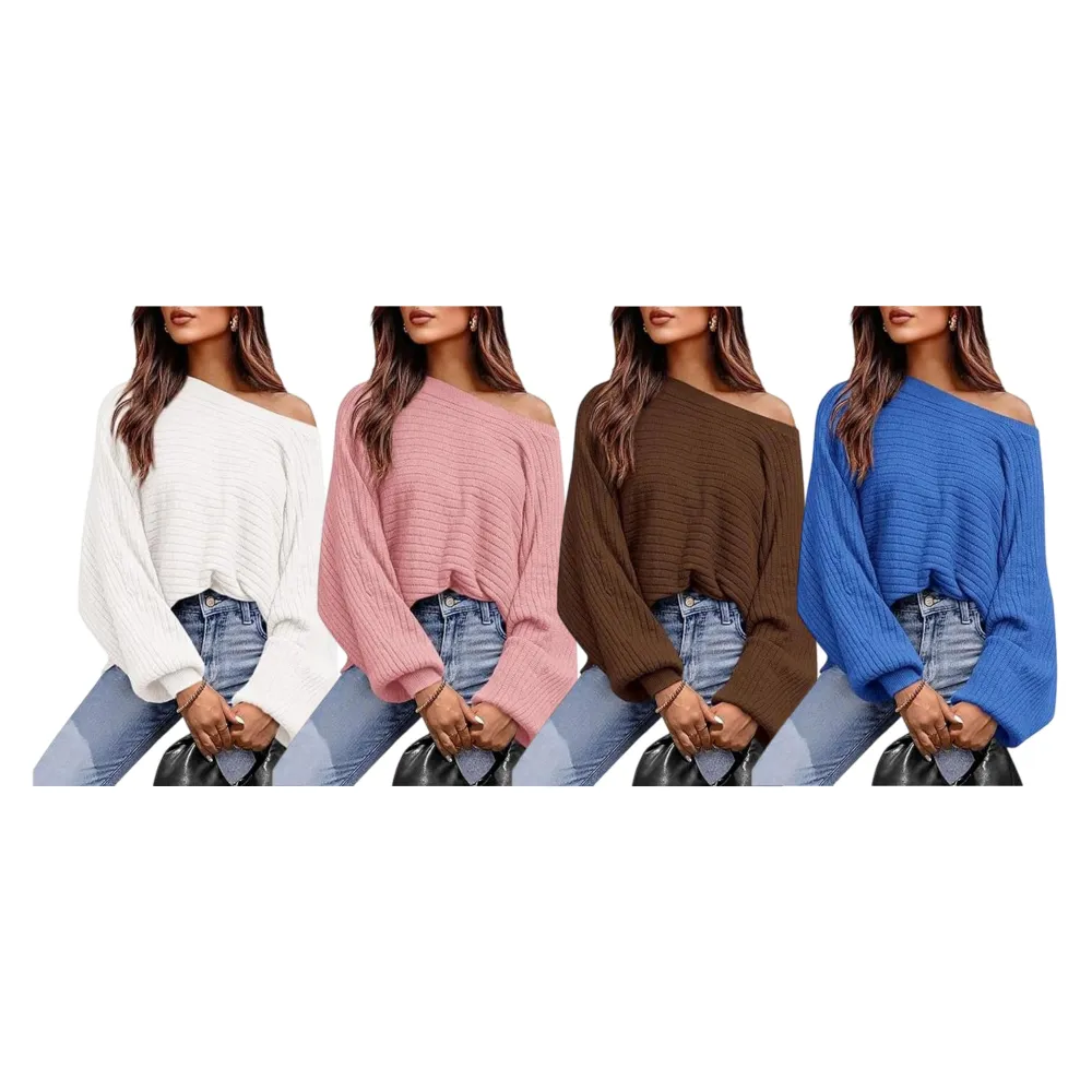 Womens Boat Neck Sweater
