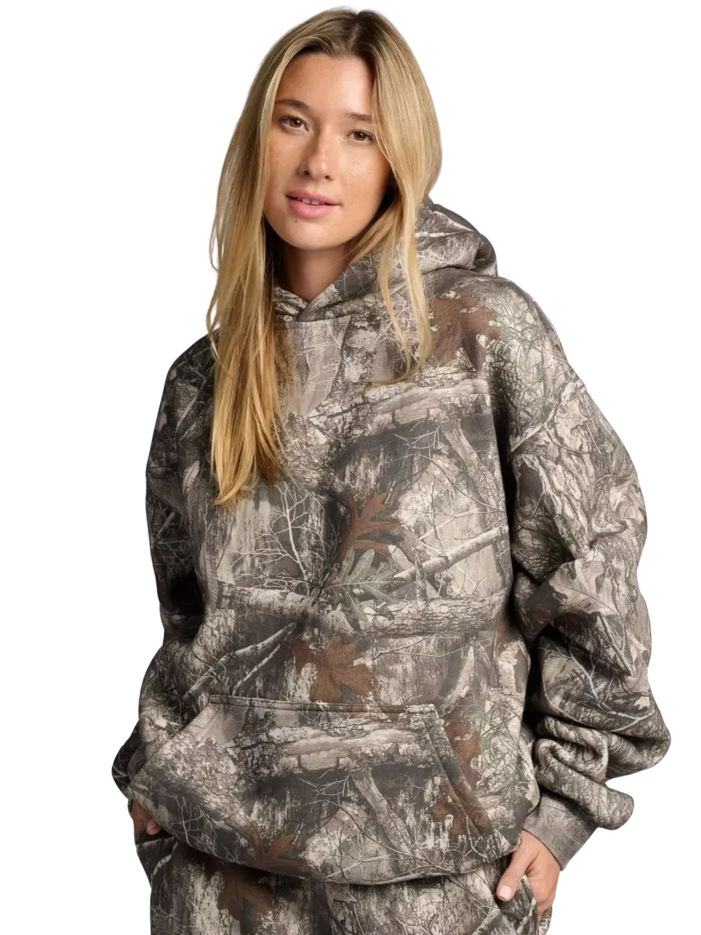 Camouflage unisex hoodie