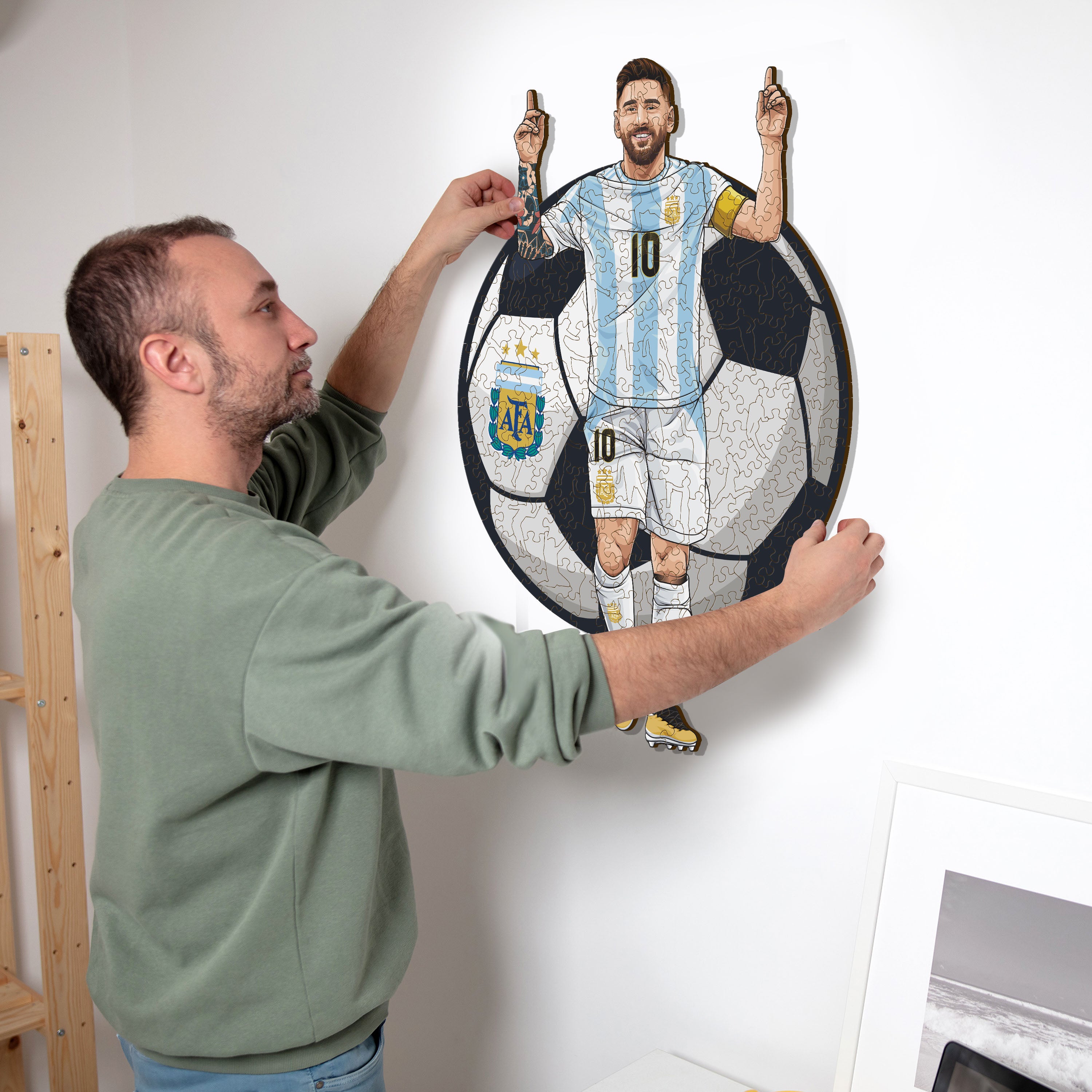 Lionel Messi - Wooden Puzzle