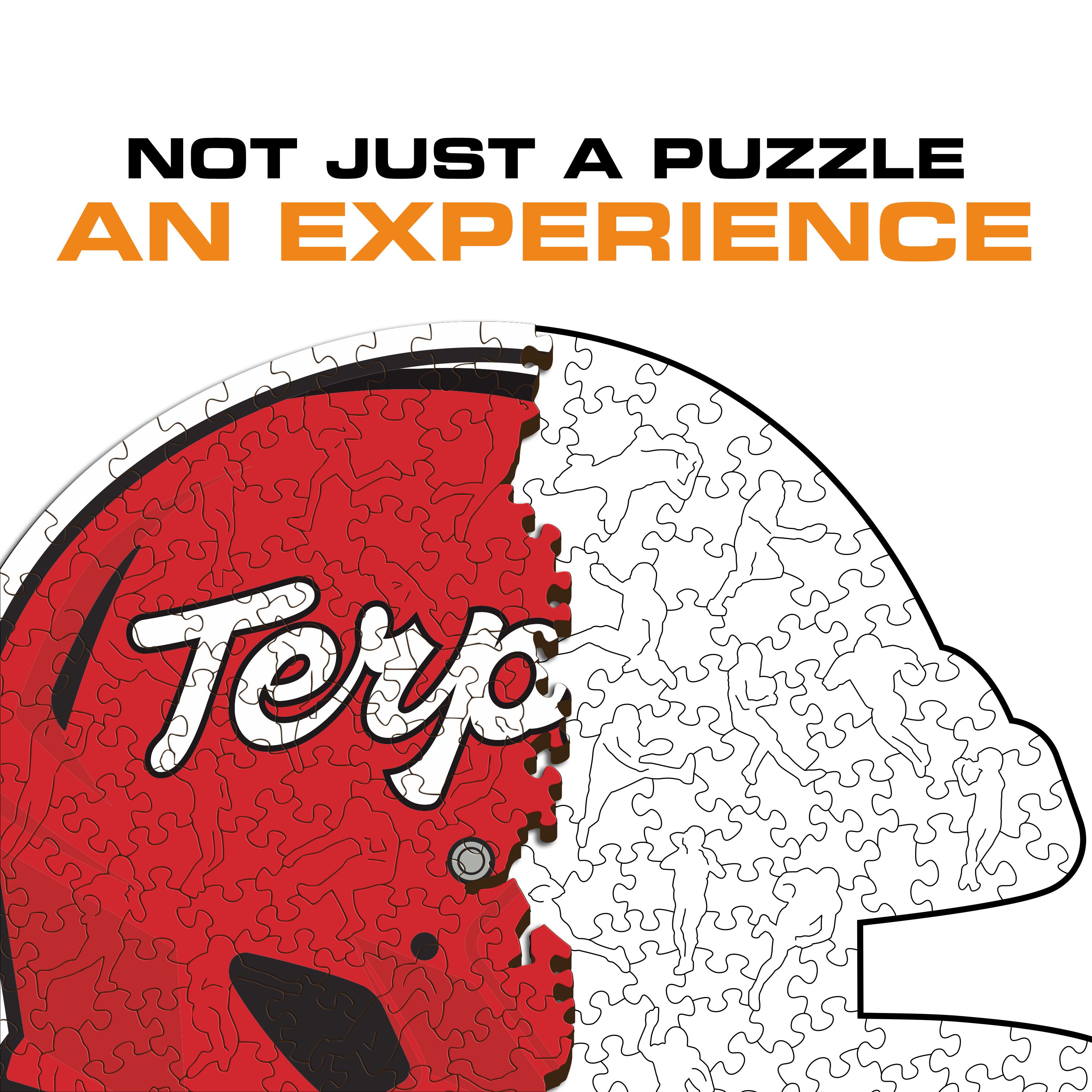 University of Maryland Helmet - Wooden Puzzle