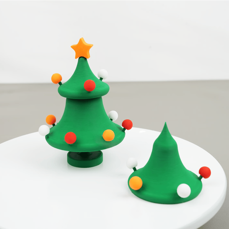 🎄3D Printed Dancing Christmas Tree Decompression Toy: Festive Fun & Stress Relief in One!
