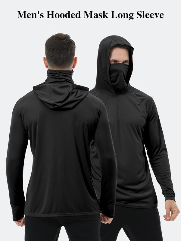 🔥🔥Men’s UPF 50+ Sun Protection HoodedShirt with Face Mask