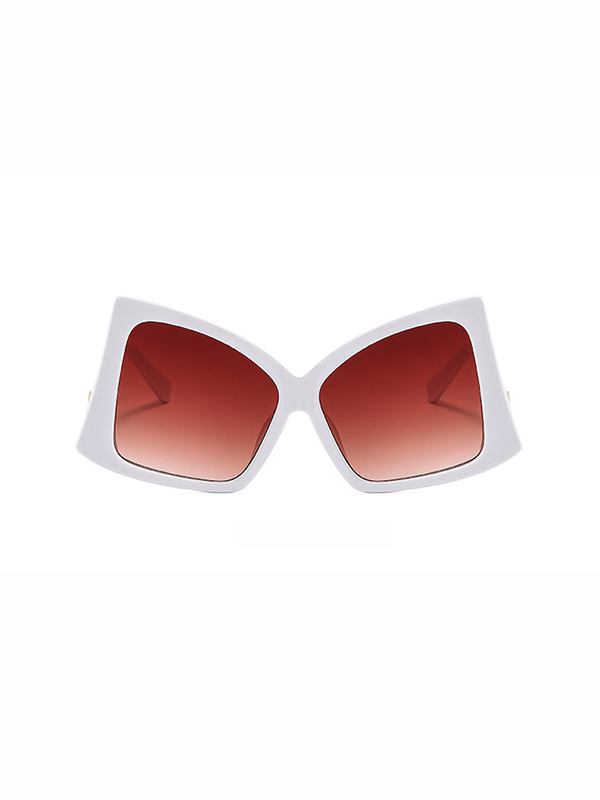 Geometric Sun-Protection Sunglasses Accessories