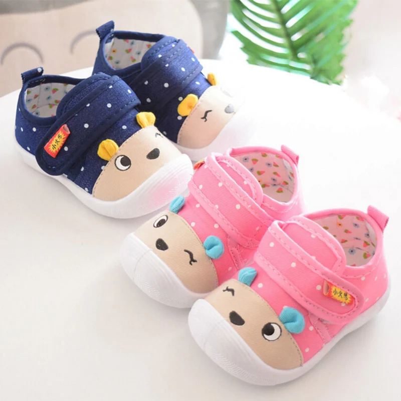 Polka Dot Newborn Cartoon Baby Shoes