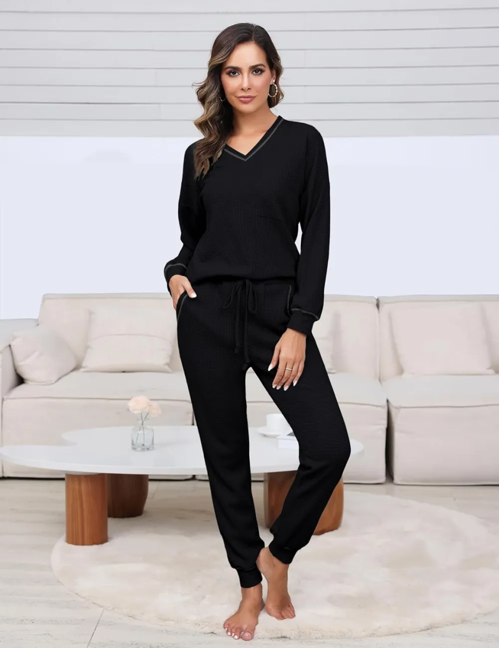 Womens Two Piece Outfits Lounge Sets