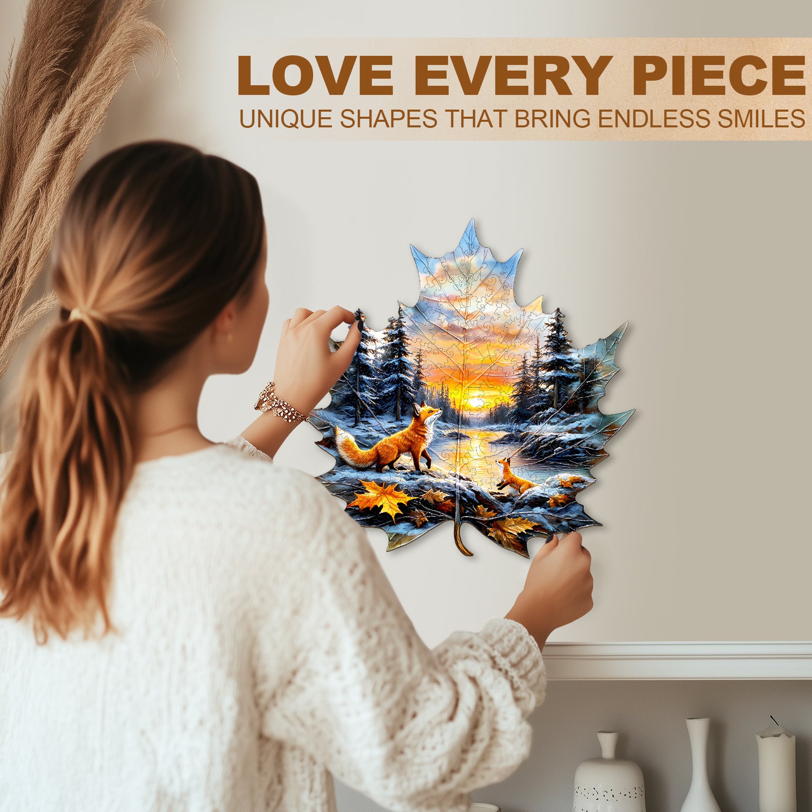 Winter fox Jigsaw Puzzle