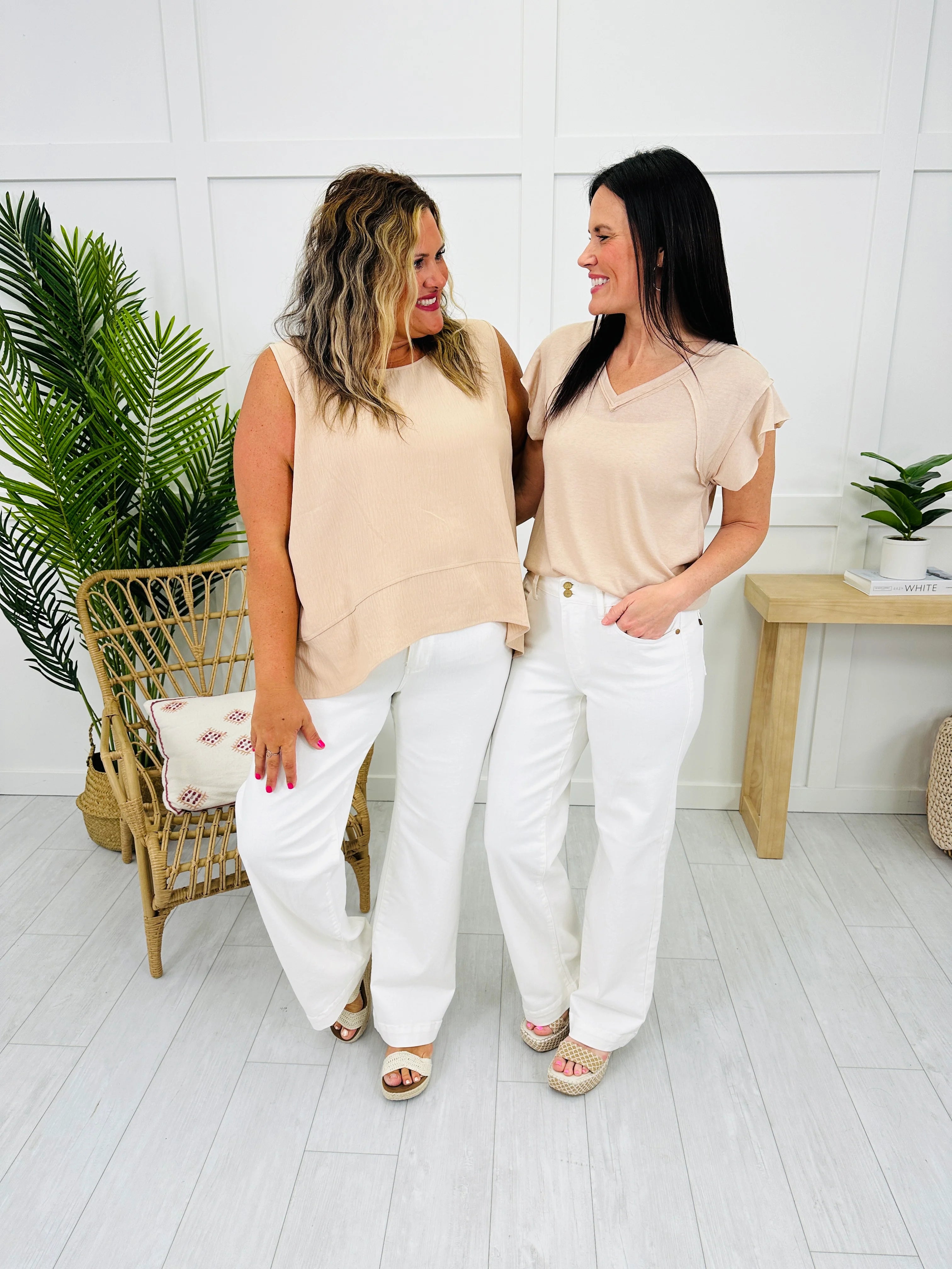 Judy Blue Anything But Ordinary Wide Leg Jeans