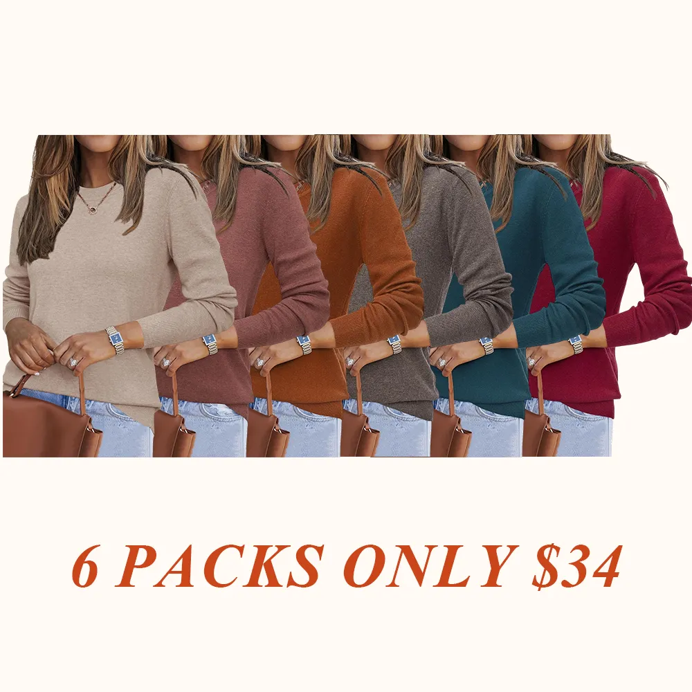 Women Fashion Wool Blend Sweater