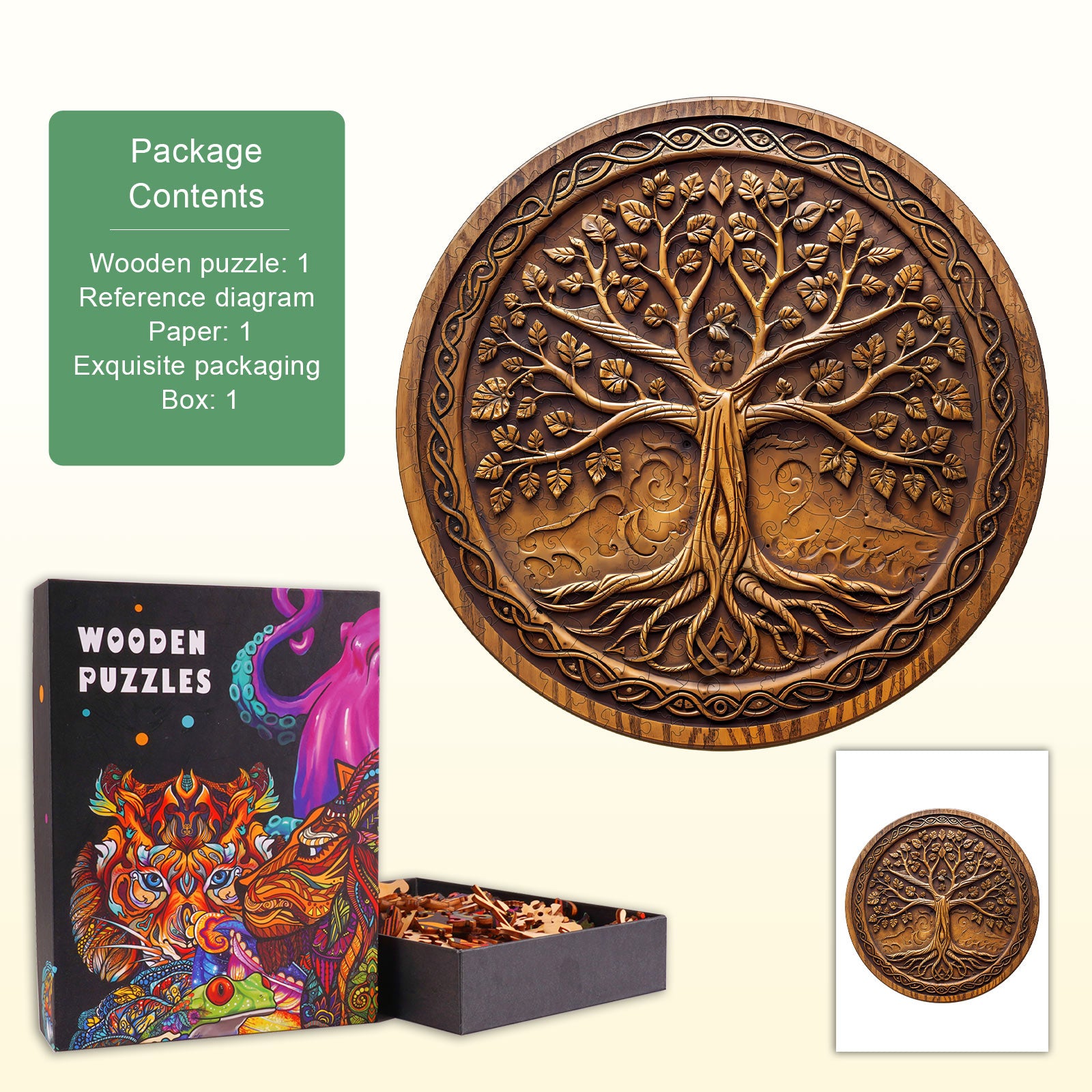 Tree of Time Wooden Jigsaw Puzzle