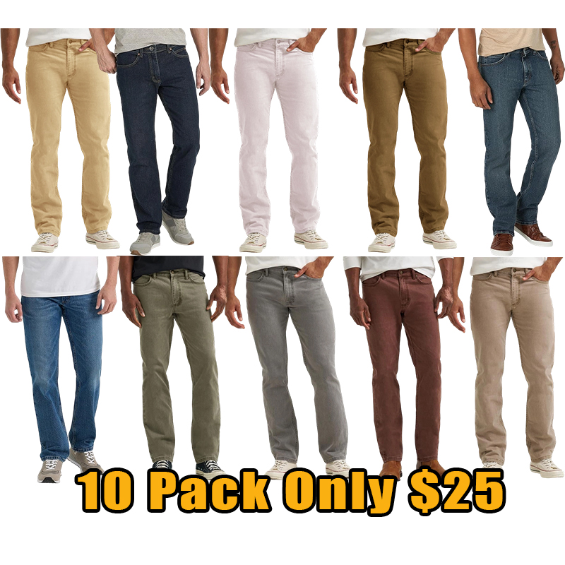 Premium Straight-Fit Cotton Jeans