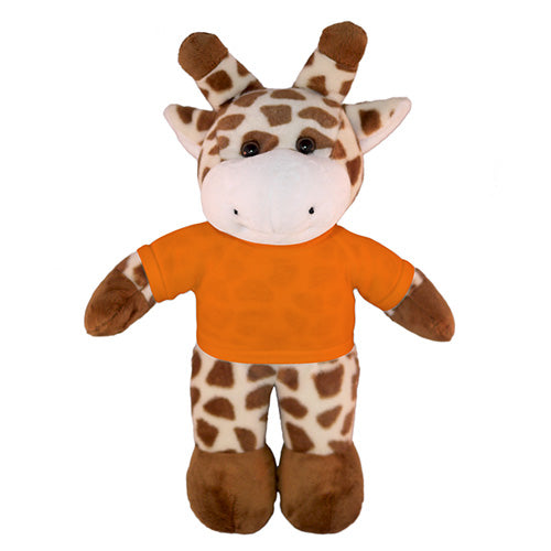 Soft Plush Giraffe with Tee 8inch