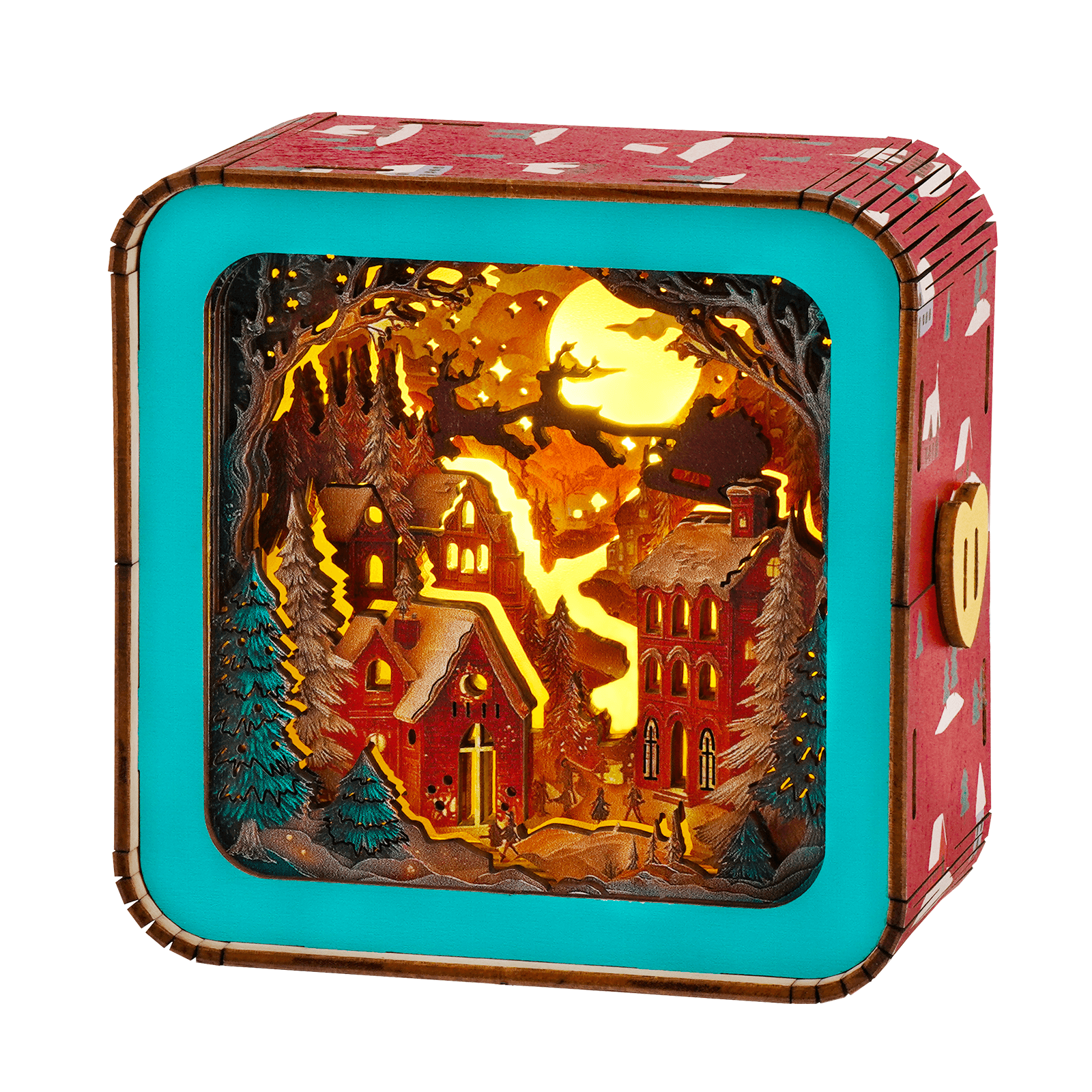 Wonderful Christmas Eve Kit- 3D Wooden Puzzle Night Light