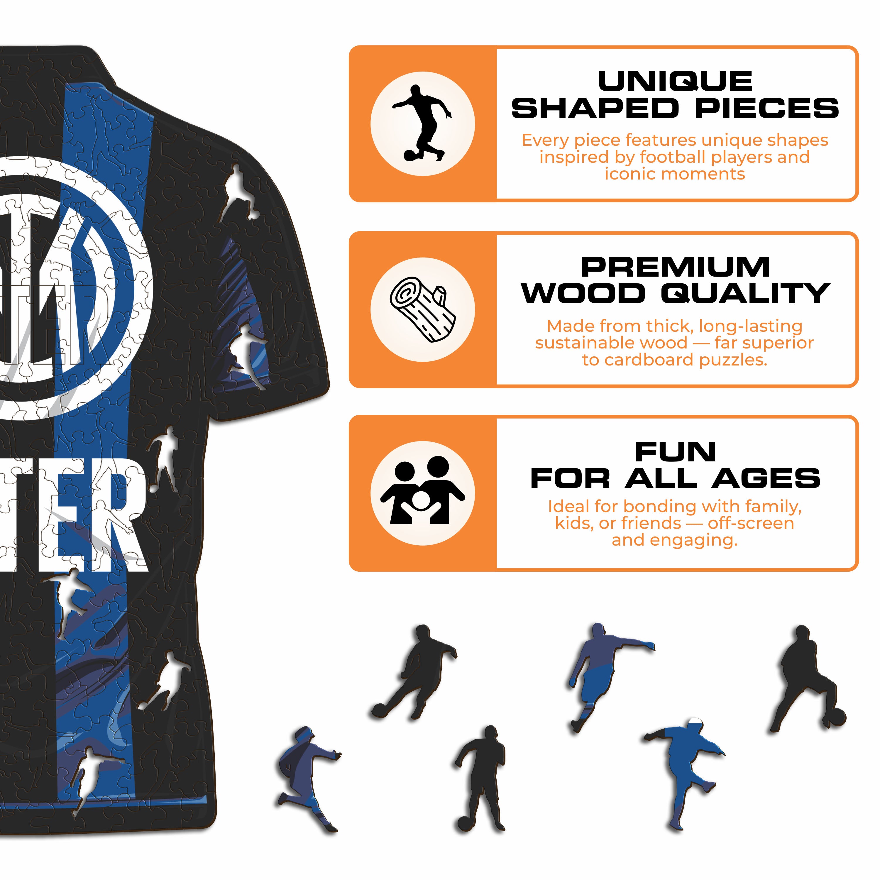 FC Inter® Jersey - Wooden Puzzle