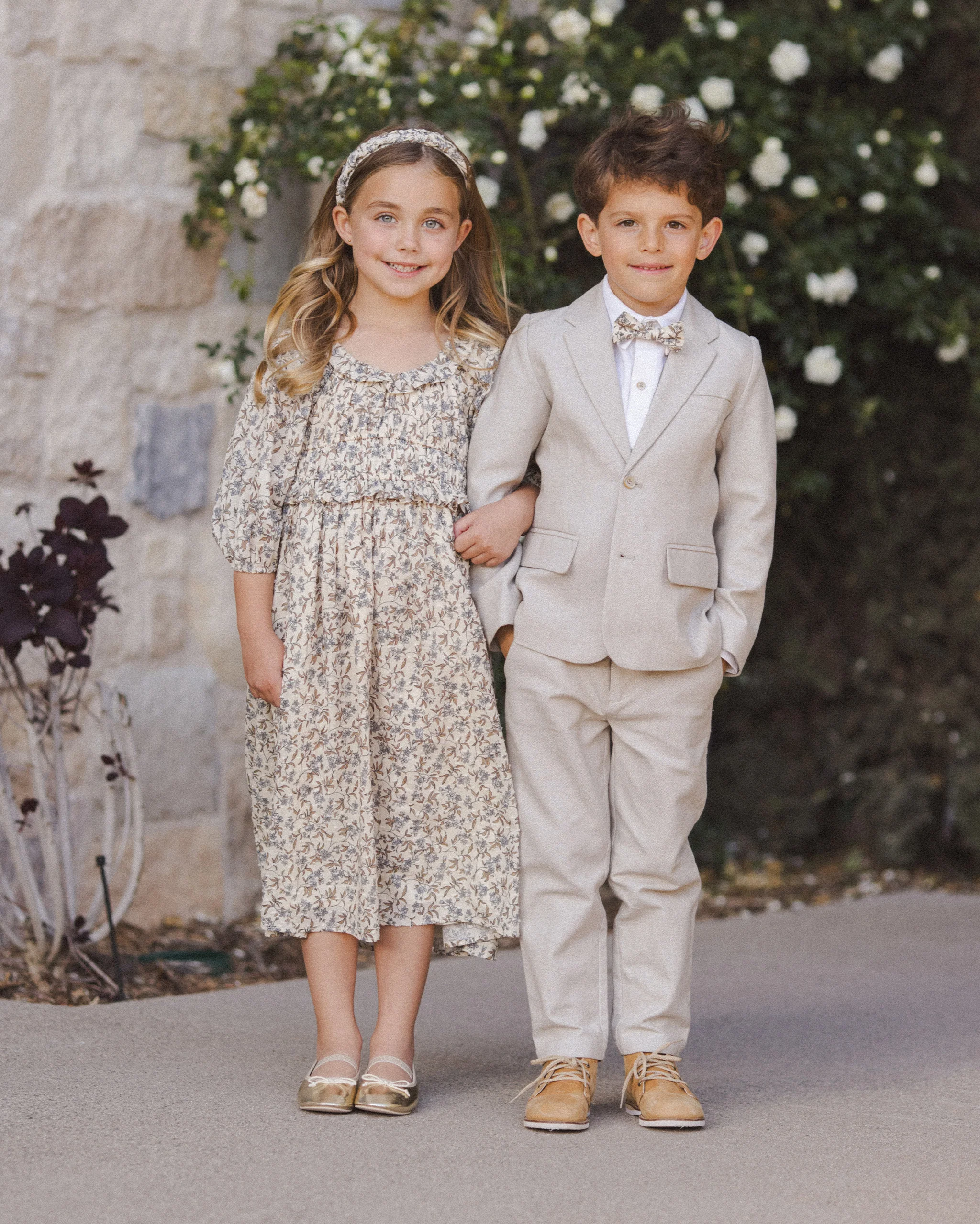 Bow Tie || Vintage Blue Floral