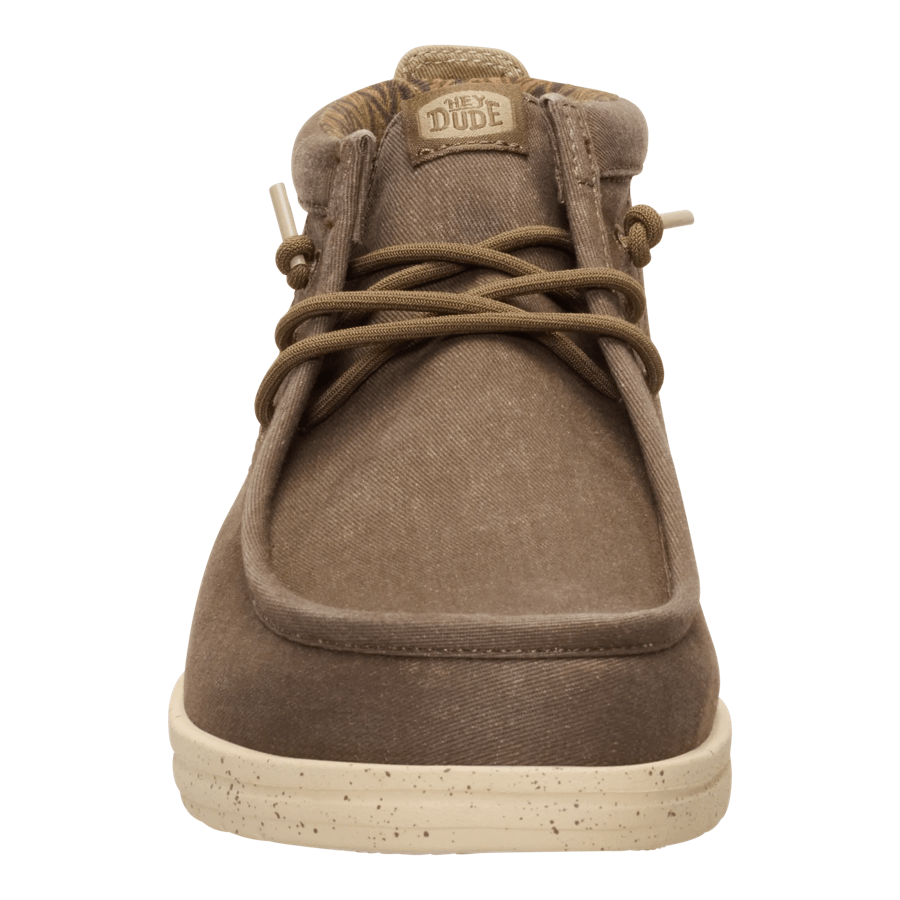 Wally Mid Gripr Stretch Canvas - Teak Brown/Multi