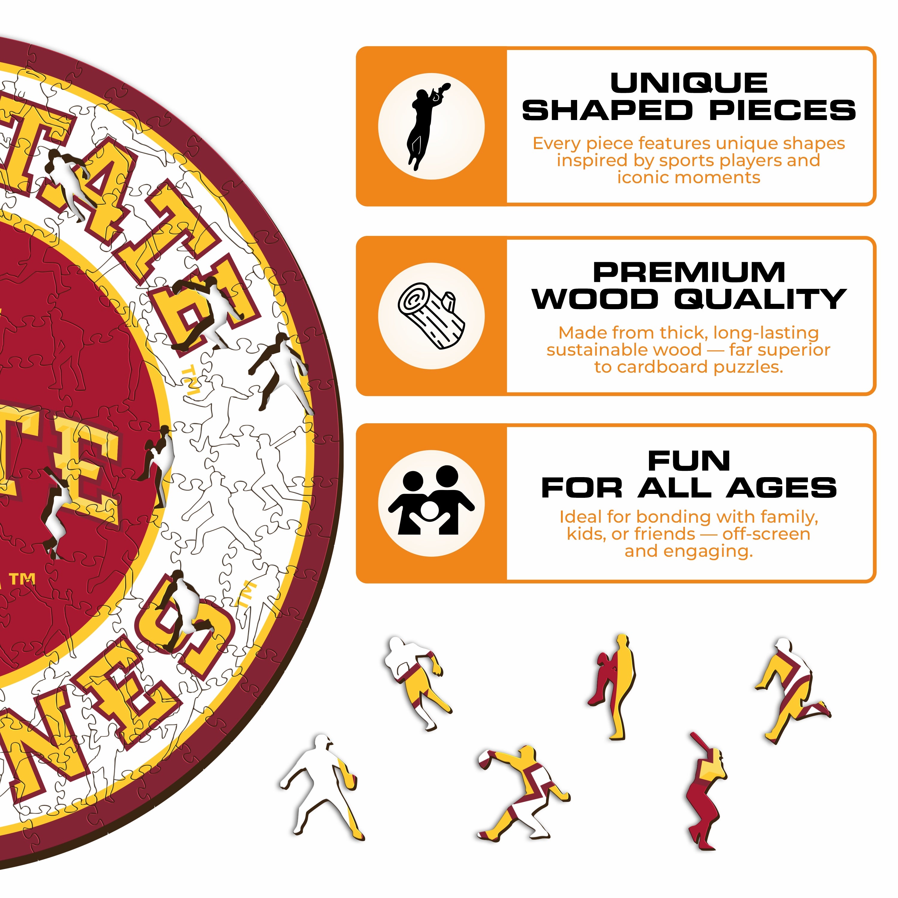 Iowa State University - Wooden Puzzle