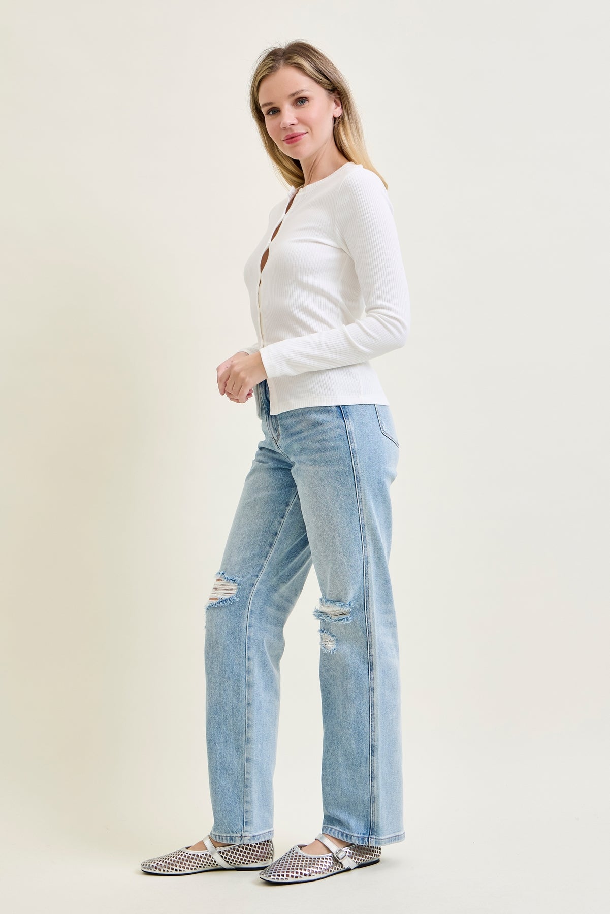 Laurel High Rise Rigid Magic 90's Straight Jeans