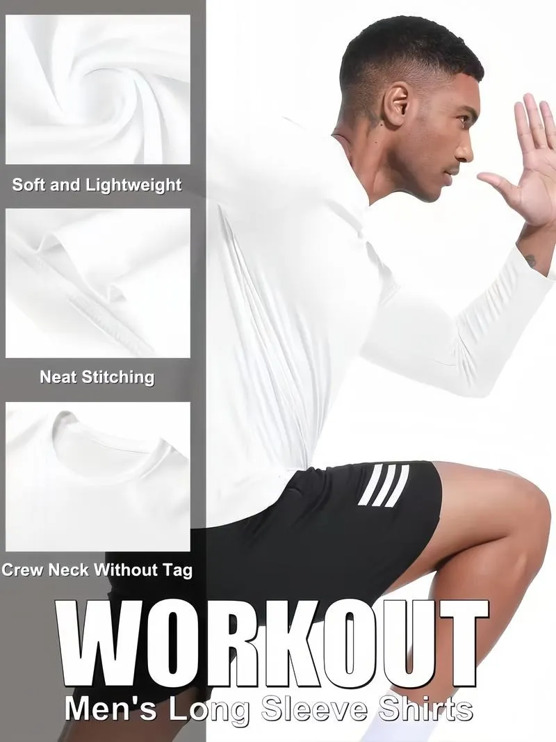 8-pack of men's long-sleeved T-shirts