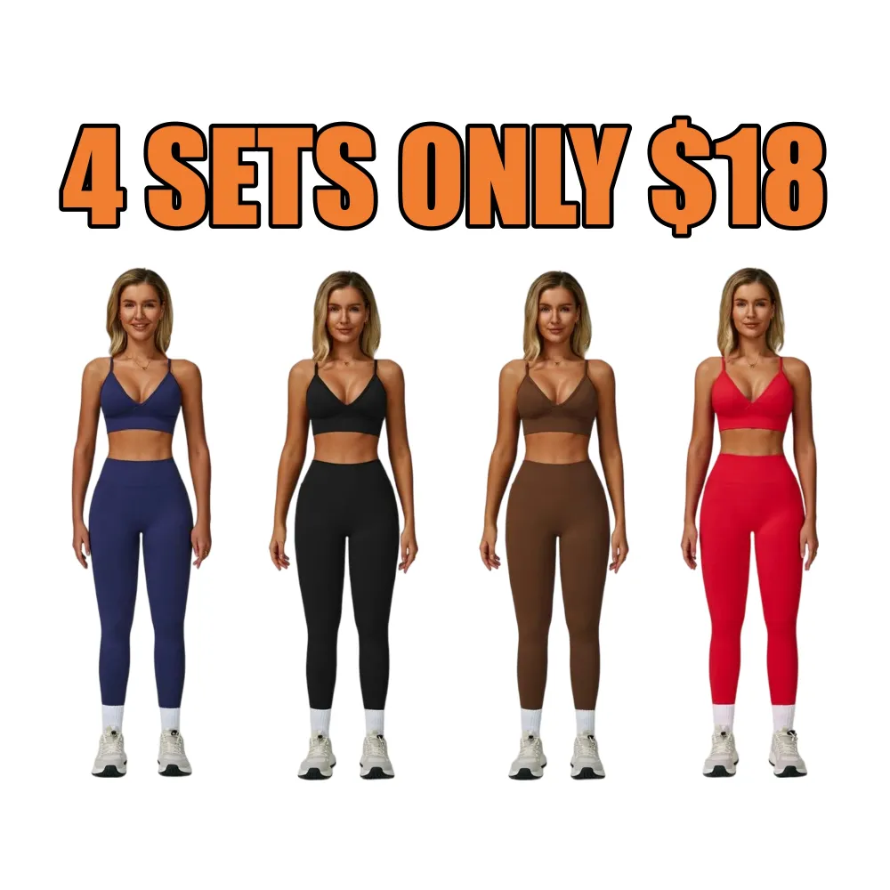 Women’s Activewear Set – Cute Sports Bra & Yoga Pants for Gym or Lounge