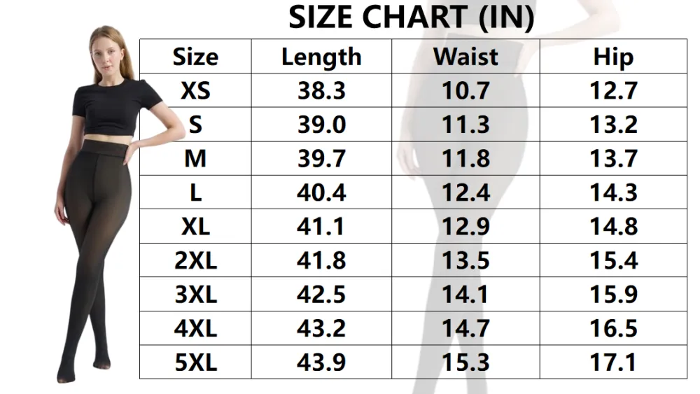 Magic Fleece Lined Compression Leggings oversize