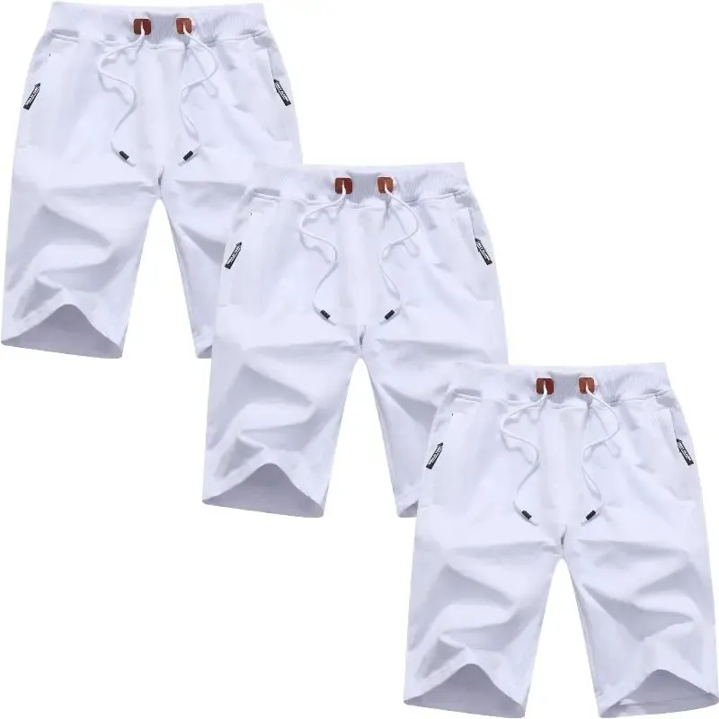 9PACK-Men'S Summer Casual Shorts With Zipper Pockets