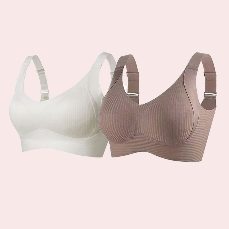 🎁Women's Ribbed Push Up Adjustable Wireless Bra✨🎁Buy 1 Get 9 Packs🔥