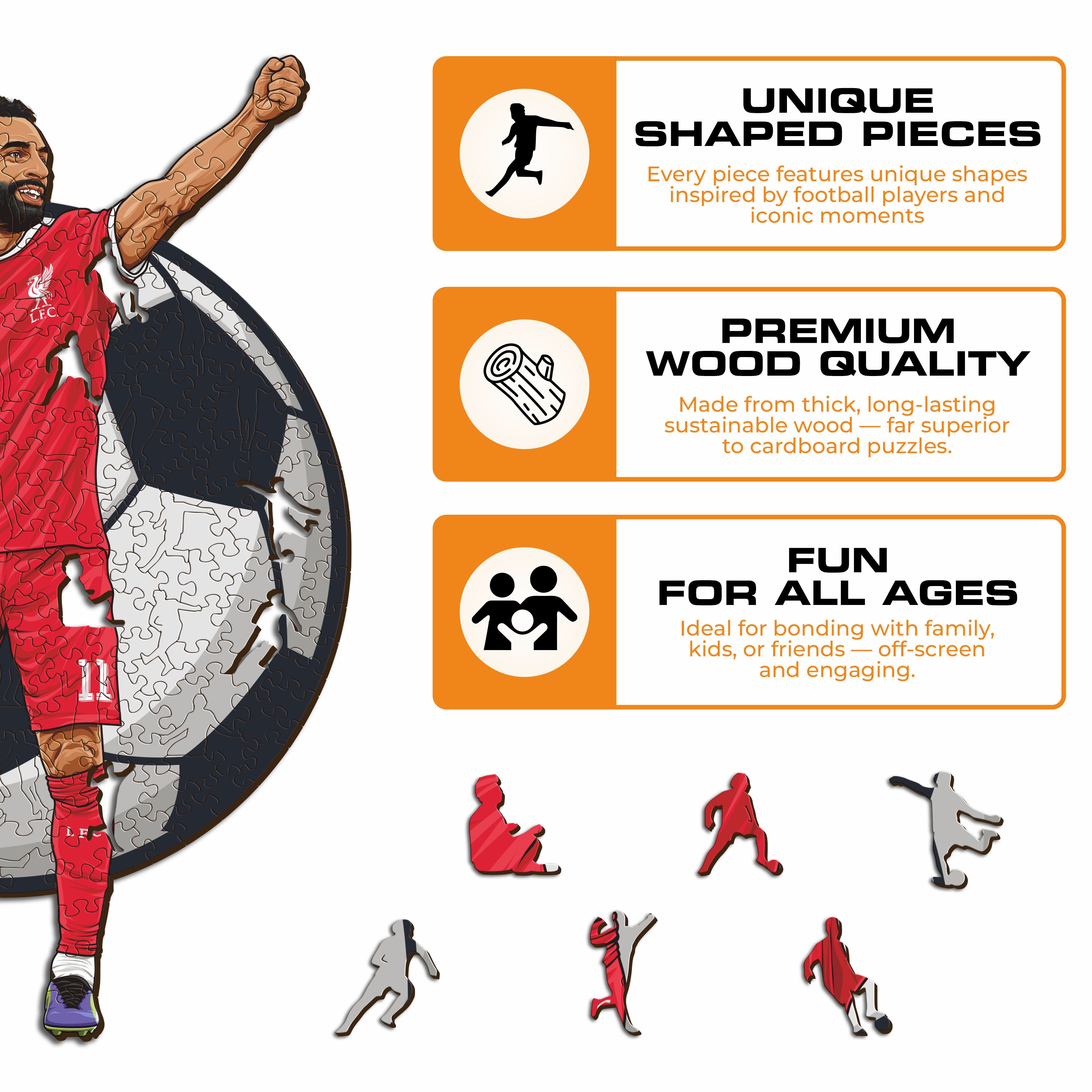 Mohamed Salah - Wooden Puzzle