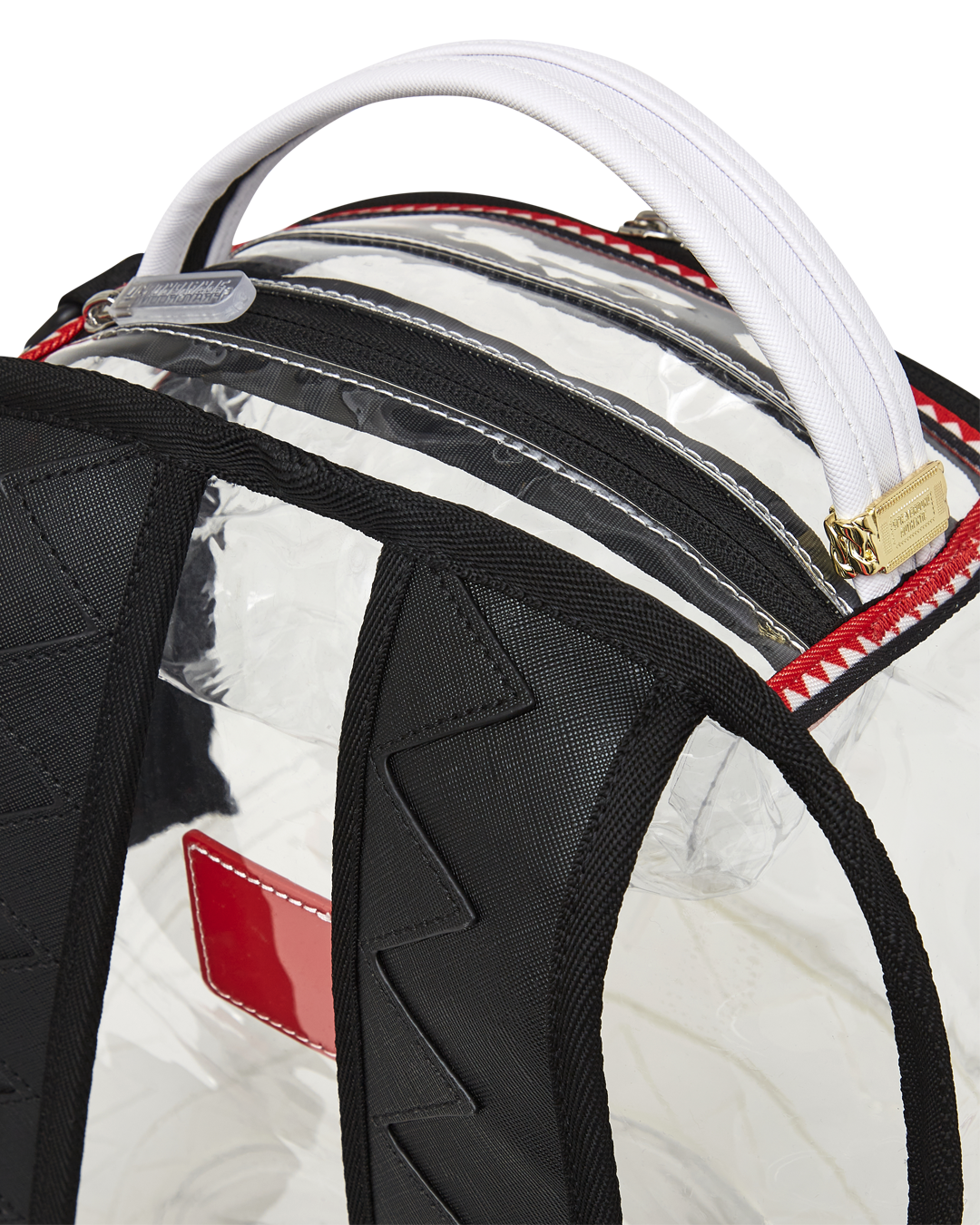 100% CLEAR BACKPACK SHARK