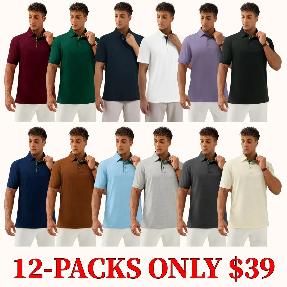 Men's Polo Shirt – Soft and breathable cotton blend fabric
