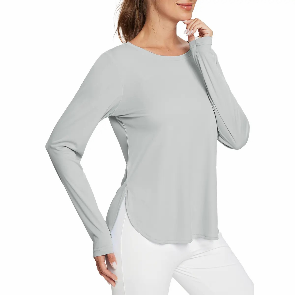 Women's UPF 50+ Sun Shirt – Lightweight Long Sleeve Hiking & Fishing Top