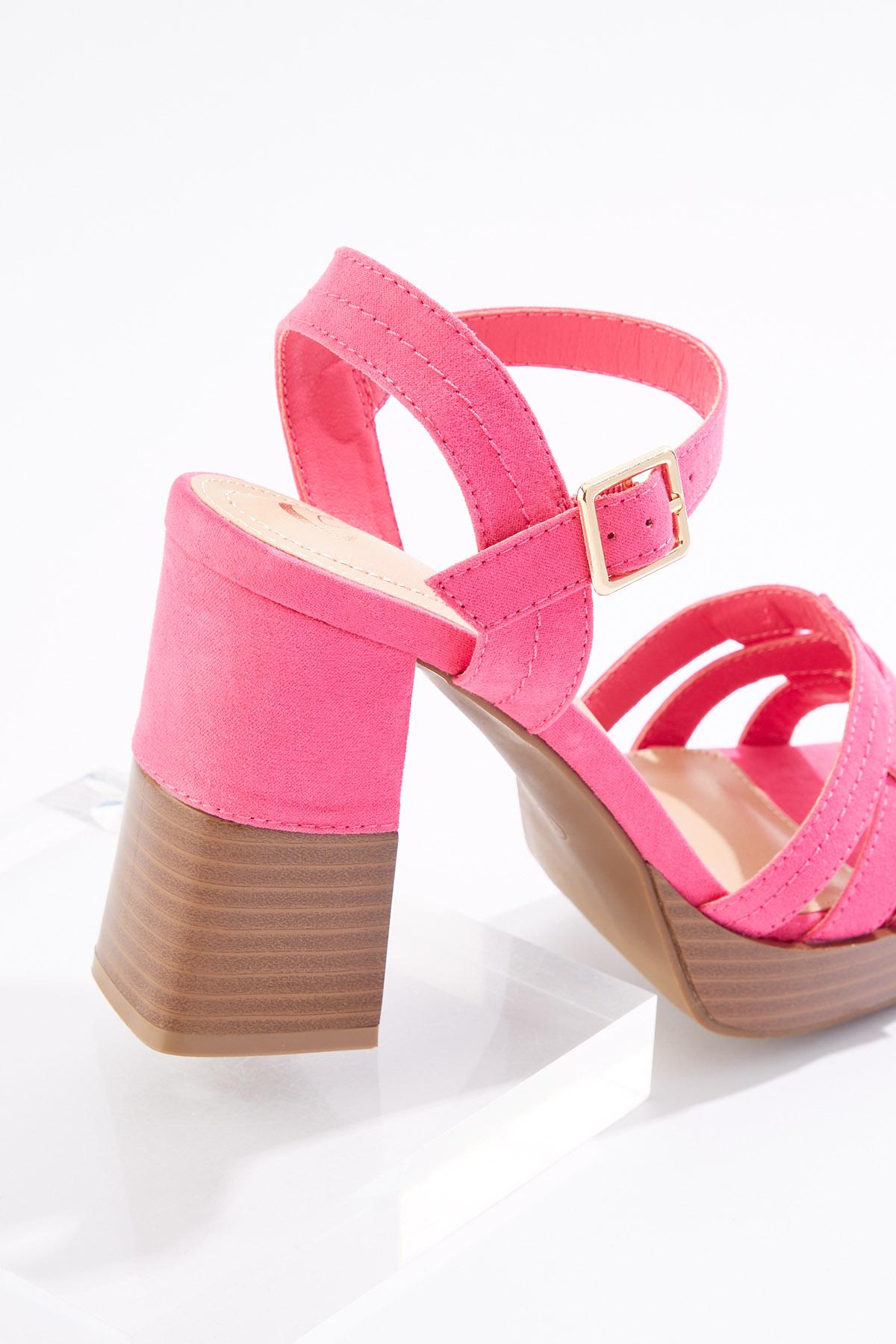 Pink Platform Sandals
