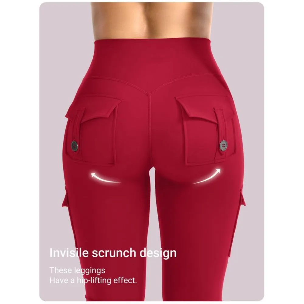 Women's Yoga Flare Leggings with Pockets Hidden