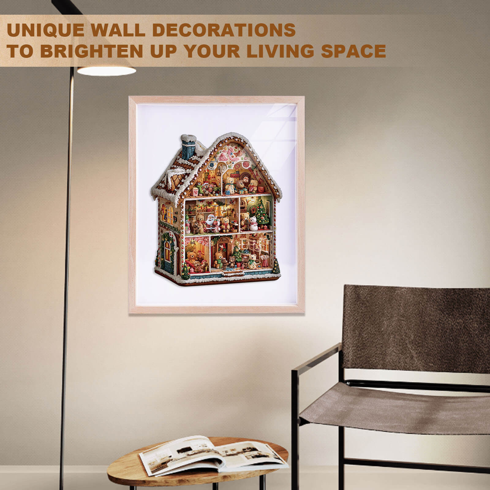 Bear's House - Christmas Wooden Jigsaw Puzzle