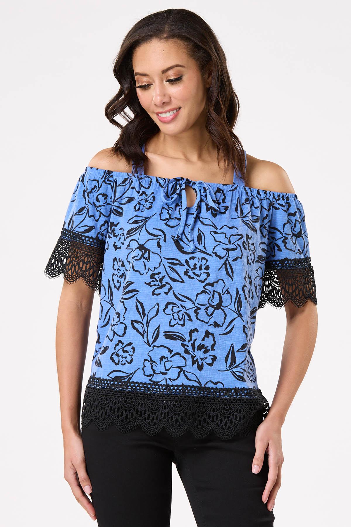 Crochet Cold Shoulder Top