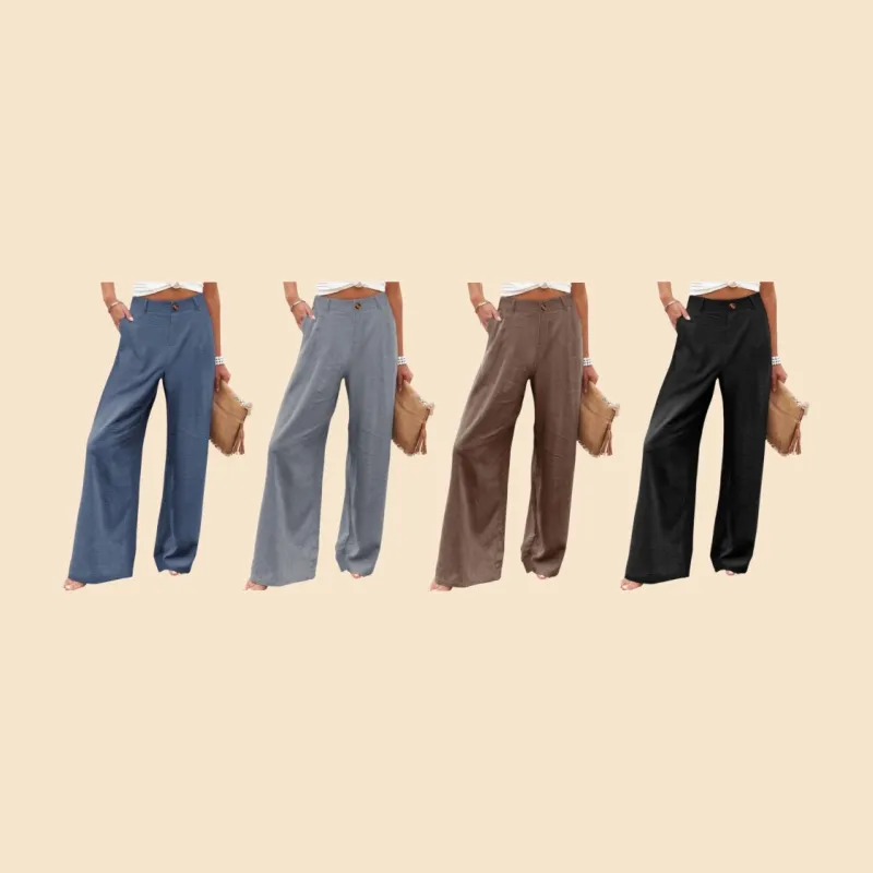 Womens Cotton Linen Pants (Just $3 Each!)