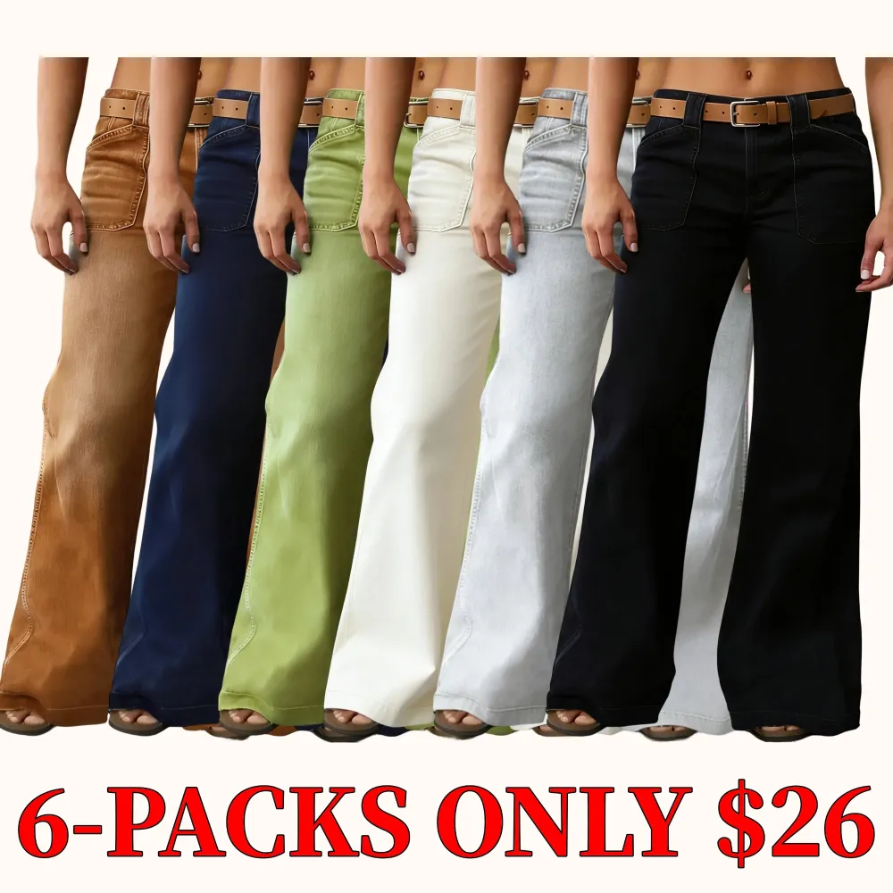 Women's loose straight leg jeans