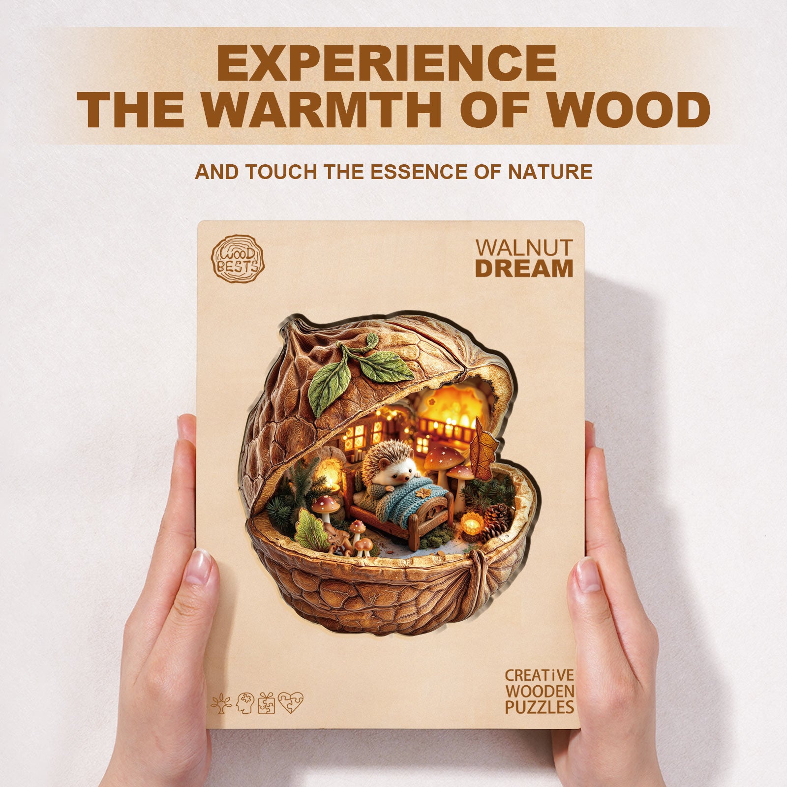 Walnut Dream Wooden Jigsaw Puzzle